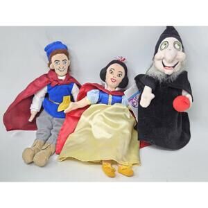 The Disney Store ~ Mini Bean Bag ~ Snow White ~ Lot of 3